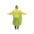 百舸 一次性雨衣成人防汛连体徒步便携简易防护雨衣 随机颜色6件