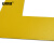 安赛瑞 桌面5S管理定位贴 办公用品物品定置标识标贴 T型 黄色 100片装 长3cm宽3cmm 28072
