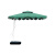钢米 高档豪华户外遮阳伞 绿色 φ2.5×2.55m 60L水箱底座 方伞 把