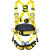NLNTL  全身五点式护腰护背款高空作业安全带户外电力施工保险安全带 安全带+单绳2米O型钩 