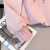 棉恒女童卫衣秋冬新款中大童洋气上衣5-14岁儿童韩版爱心套头连帽衫潮 粉红色 130cm