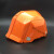 赛瑞佳可折叠安全帽折叠头盔便携头盔应急避震头盔摩托便携式 橘
