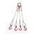 钢丝绳吊索具/压制钢丝绳组合吊具/起重吊钩索具/二肢三肢四肢 【1】