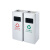 庄太太【A266分类垃圾桶】不锈钢分类垃圾桶环保可回收不可回收果皮箱户外室内物业二分双筒