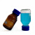 螺纹口广口瓶丝口蓝盖试剂瓶密封瓶实验室取样瓶玻 蓝盖宽口透明试剂瓶250ml