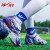 双星八特儿童足球鞋碎钉男童女童新款运动鞋青少年中小孩子学生免系带球鞋 紫金 33
