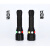 定制适用铁路强光信号手电筒红绿白/红黄白三色救生防护灯带磁铁 B款红绿白+2电池+直充+盒
