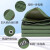 艾科堡 加厚防雨帆布篷布货车用防晒雨布军绿色户外PVC遮雨布650克每平米 6米宽10米长