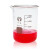 烧杯玻璃加厚耐高温酸碱实验器材量杯带刻度口红 25 50 100 600ml 400ML
