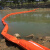 PVC围油栏固体浮子式围油栏水面围油吸油拦污带拦截围堵厂家直销 桔红色PVC-450(材质加厚+快速接头)