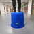 康迪普 加厚塑料桶大容量塑料胶桶带盖圆桶垃圾桶手提化工储水收纳桶 蓝色无盖50L