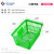 和一可塑 加厚款超市购物篮购物筐手提篮塑料菜篮子大号零食购物蓝迷你便利店 3号超市篮-绿 420*310*210mm
