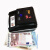 便携式小型美元欧元验钞机合计金额不认方向进钞多国币智能验钞器 银色液晶配电池美元+欧元