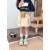 艾摩贝贝童裙女童斜纹棉布半身包臀裙子儿童韩版洋气口袋工装短裙 咖色 100cm