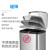 脚踏式不锈钢分类垃圾桶室内干湿分离厨房大号办公室带盖环保  乐贝静 R10-40L-砂钢色(空白款)