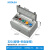 KEOLEA 户外防水铸铝按钮盒开关控制盒急停按钮盒 五位（旋钮+四自复位）铸铝 
