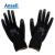 ANSELL安思尔 48-126 PU涂层透气防滑防油耐磨手套 黑色 9码