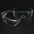 海斯迪克 HKSY-36 防护眼镜 防飞溅防尘打磨眼镜 防雾加厚百叶窗 劳保眼镜防风护目眼镜 成人薄款30g（10副）
