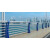 桥梁防撞护栏不锈钢复合管立柱道路栏杆灯光铝合金景观河道防护栏 蓝白款 价格