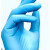 英科医疗一次性手套加厚耐用高弹清洁实验橡胶丁腈手套蓝L100只
