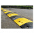 震迪橡胶减速带交通设施道路汽车限速带DS153波浪形4.5cm