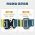 哥尔姆 三点式安全带 半身安全带 新国标 空调 工地 高空作业 安全绳套装GM3722 子母扣款 单大钩3米
