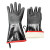 出极氯丁胶耐高温手套 防烫500度手套 黑色35cm 单位:双