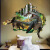 维诺亚恐龙贴纸3D墙贴侏罗纪公园墙纸男孩卧室宿舍儿童房创意动物贴画 恐龙系列A070