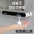 下感应泡沫洗手机下自动洗手器壁挂式智能皂液器 镜面黑-充电款-出液款+白色置物架