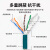 京普联盛 工业高柔网线 A型8芯公头转RJ45工业拖链电缆 屏蔽耐折弯耐磨康耐视传感器线25米 JPLS-GRWX168