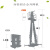 6/1米铝合金升降机单双柱电动液压升降平台小型移动式举升登高梯 单柱升高4米载重117公斤 绿色橘