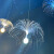 北原野子LED户外降落伞景观灯光纤圆球水母灯精灵夜景装饰节日亮化挂树灯