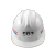 圣安玻璃钢矿工安全帽工地防煤矿用可佩戴带头灯井下头盔 玻璃钢矿用帽白色