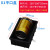 加厚零件盒手机胶周转箱托盘盒塑料黑色方盘电子元件物料盒 黑色01(150*100*55mm)