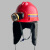 京仕蓝煤矿专用头灯安全帽带头灯的矿工帽带灯头盔强光石油井下地 粉红色 磨砂灯加棉内衬