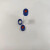 CNW VEAP-5394-09B-100 蓝色开孔螺纹盖(含白色PTFE/红色硅橡胶隔垫) 9mm 100个/包