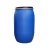 月桐（yuetong）YT-FLT6 全新料法兰桶抱箍桶泔水桶化工桶 蓝色200L 工业级