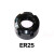 雕刻机主轴电机ER夹具ER25夹头1丝高精度昌盛电主轴夹筒高强度 ER25-夹头-10-1丝