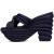 菲拉格慕（Ferragamo） 618女士海军蓝凉鞋 Navy 11 US