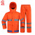 者也 ZYNW220216-72男女分体式反光雨衣套装 蓝格橘色3XL码