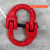 吊链g80锰钢起重链条吊索具葫芦链条吊钩手拉葫芦链铁链收放吊具 连接器 红色