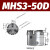 气动卡盘机械手气缸夹爪MHS2-16D MHS3-20D MHS4-50D MHSH3 MHSL3 MHS3-50D 3爪