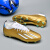 尤斯比足球鞋男女世界杯战靴儿童男童学生金色球鞋 红色 35