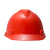 梅思安PE无孔标准一指键红色防撞头盔安全帽1顶+1个双色logo单处定制印字+1个车贴编码