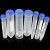 钢骑士 塑料离心管带刻度 EP管种子瓶子弹头塑料离心管 0.5ML连盖（1000个） 