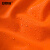 安赛瑞 分体雨衣雨裤套装 安全警示环卫道路施工雨具 橘色 XL 3F01280