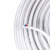起帆（QIFAN）电缆 BVVB2*2.5平方明装电源线 扁平硬护套硬线（零剪）白色 50米