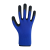 乳胶发泡王浸胶带胶耐磨防滑护薄款透气工作劳保动手套男女士大小 蓝色发泡王(12双装) XL