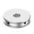南啵丸皮带轮单槽电机o型铝合金5mmPU圆带聚氨酯工业小型马达主轴传动轮 外径20孔径5槽宽5毫米