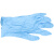 卫材一次性丁腈手套 蓝色9寸加厚耐油防滑劳保工业100只/盒 S 蓝色100只/盒